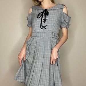 AnkRouge Japan Import Lolita off the shoulder lace up Dress 🖤